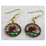 Pair of 1986 Rondy earrings