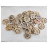 Bag of wood nickels
