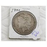 Morgan Silver dollar: 1890