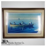 Fred Machetanz signed and numbered print "Reaching