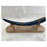 Remarkable restored juvenile mastodon tusk with br