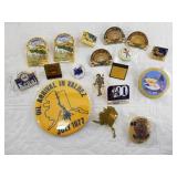 Assorted Alaskan pins with the Opening of the Pipe