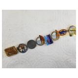 Assorted Fur Rondy pins