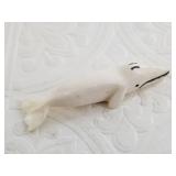 Vintage ivory carving of a whale 3.25' originally