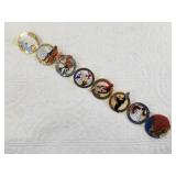 Assorted Fur Rondy pins