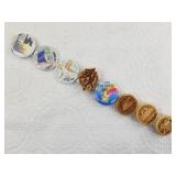 Fur Rondy booster and wood pins