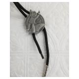 Alaska Fur Rondy bolo tie:   pewter 2009