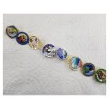 Assorted Fur Rondy pins