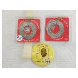 Lot with Pope John Paul II Alaska visit pin, and F