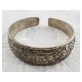 Vintage sterling silver cuff bracelet