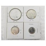 4 Canadian Centennial silver proof coins, most lik