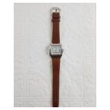 Sterling silver  and leather watch by ECCLISSI nee