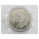 1881 S Morgan silver dollar mid to high mint state