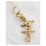 14kt Gold necklace weighs 1 gram