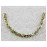 High quality sterling silver and CZ tennis bracele