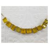 Sterling silver and citrine necklace