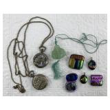Pocket watch style necklaces