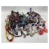 Enormous lot of necklace strands, many without clo