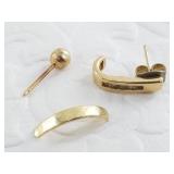 Assortment of 10-22kt gold jewelry pieces