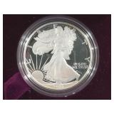 1986 S American silver eagle, Proof Unc. In mint c