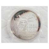 1986 French 100 Franc silver proof coin in  Paris