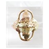 10kt Gold ring size 8, total weight of 2.9 grams