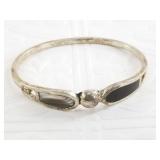 Sterling silver  and abalone bracelet