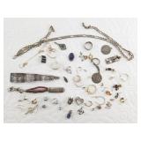 Sterling silver  scrap jewelry bag, function of th