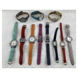 Several ladies wrist watches