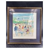 Framed artwork:  30" x 28"