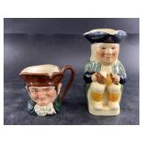 2 British Toby mugs