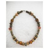 Earth toned fashion necklace