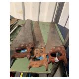 4 Vintage hand saws