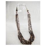 Vintage sterling silver and mother of pearl neckla