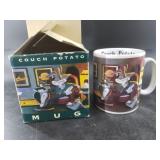 Looney Toons couch potato mug in box and a set of