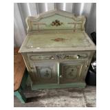 Vintage cabinet likely was a wash basin stand, in