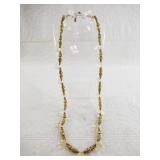 Sterling silver and faceted Brazilian crystal neck