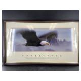 Framed artwork: 38.5" x 22.5"