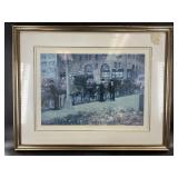 Framed artwork:  34" x 27"