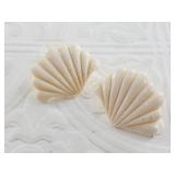 Vintage14kt Gold and ivory earrings new with packa