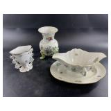 3 Pieces of porcelain $15 handling fee if shipped