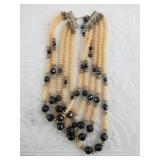 5 Tiered necklace, vintage