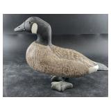 Hand carved wood duck figurine