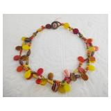 Artisan necklace multi-tiered in excellent conditi