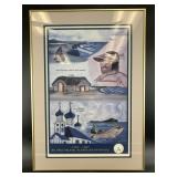 Framed artwork:  29" x 20"