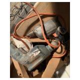 Pair of corded drills