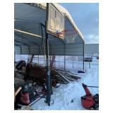 Portable basketball hoop