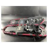 Pair of metal snow shoes