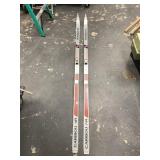 Pair of metal snow shoes