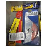 Various new in box tools and accessories